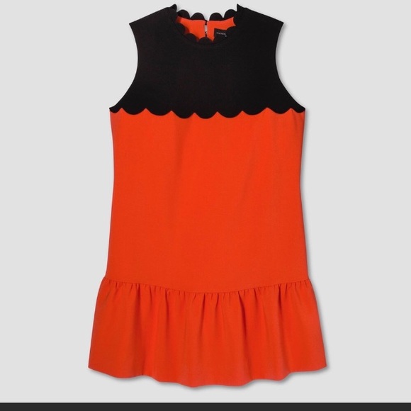 Victoria Beckham Dresses & Skirts - Victoria Beckham Dress Scallop Drop Waist Black